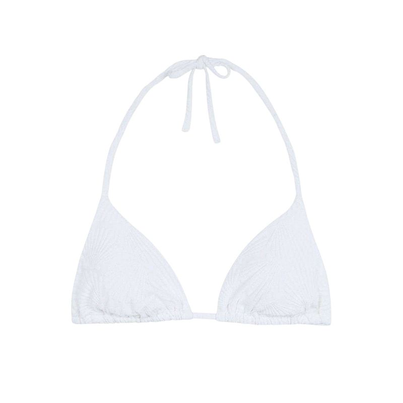 Chelsea Peers Womens/Ladies Twist Triangle Shell Bikini Top / White